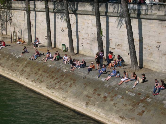  Soleil au bord de la Seine